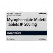 Купить Микофенолата мофетил (Myfocept-500) 500мг таблетки №60 в Липецке
